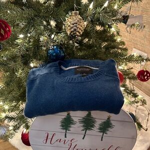 Banana Republic Deep Blue Crewneck Sweater